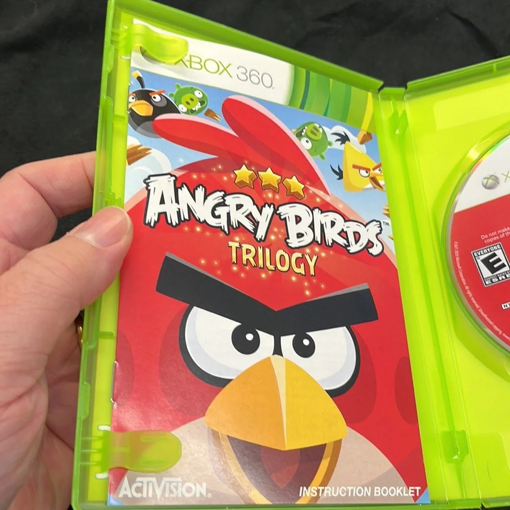 Angry Birds Trilogy video game - XBox 360 - Used - Great Shape
